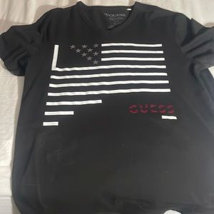 Guess American flag shirt